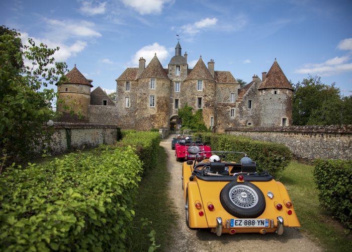 Morgan Cars in Burgundy