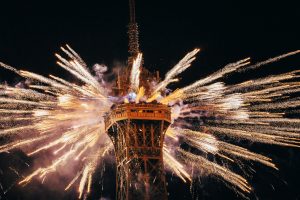 Eiffel Tower Fireworks