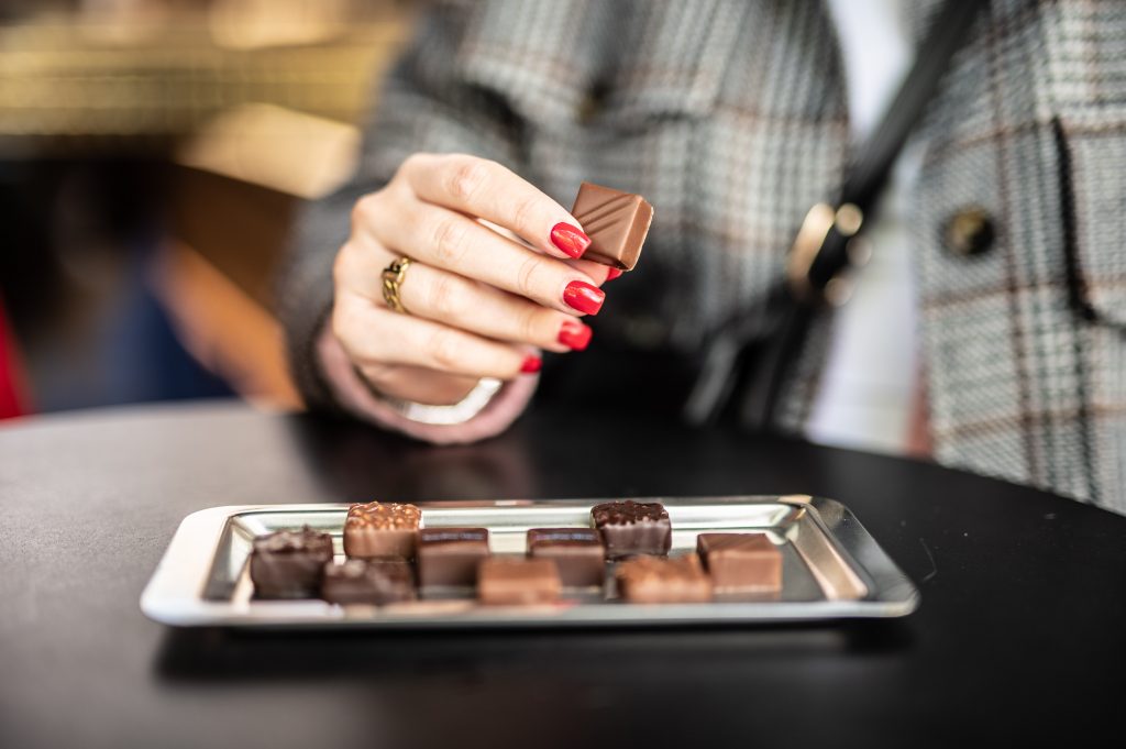 Some chocolates tasted on the My Private Paris Chocolate Tour.
