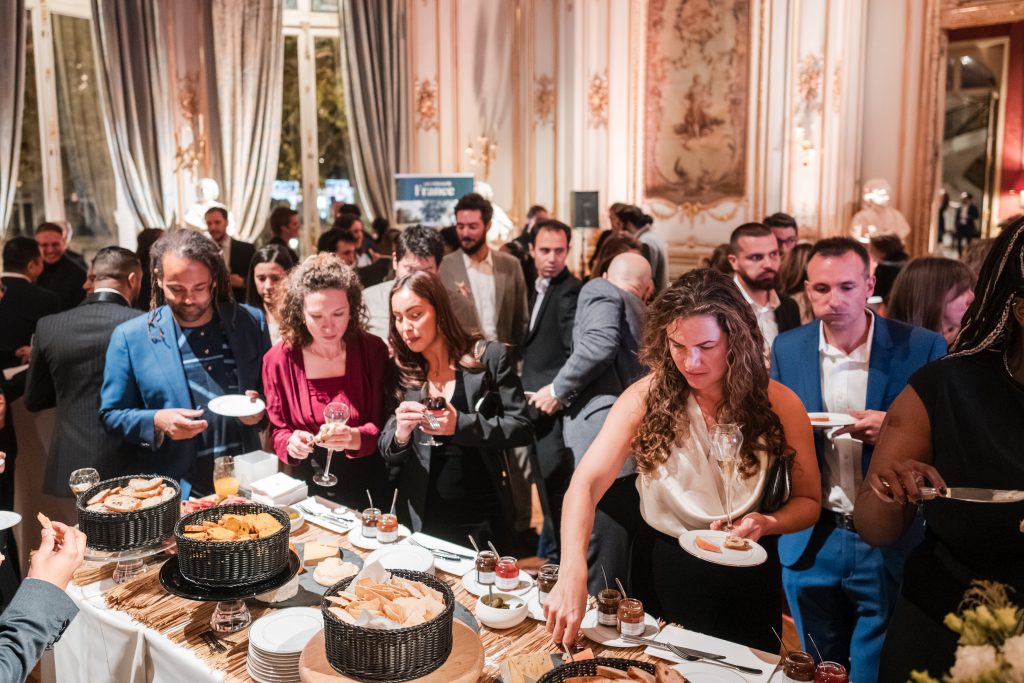 Refreshments for guests in the Grand Salon.