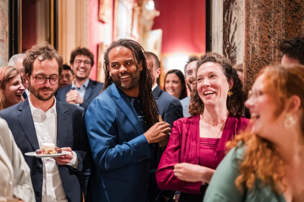 (Left to Right) Guides Quentin, Olek, Flora & Lola enjoying the Guide Awards Ceremony.