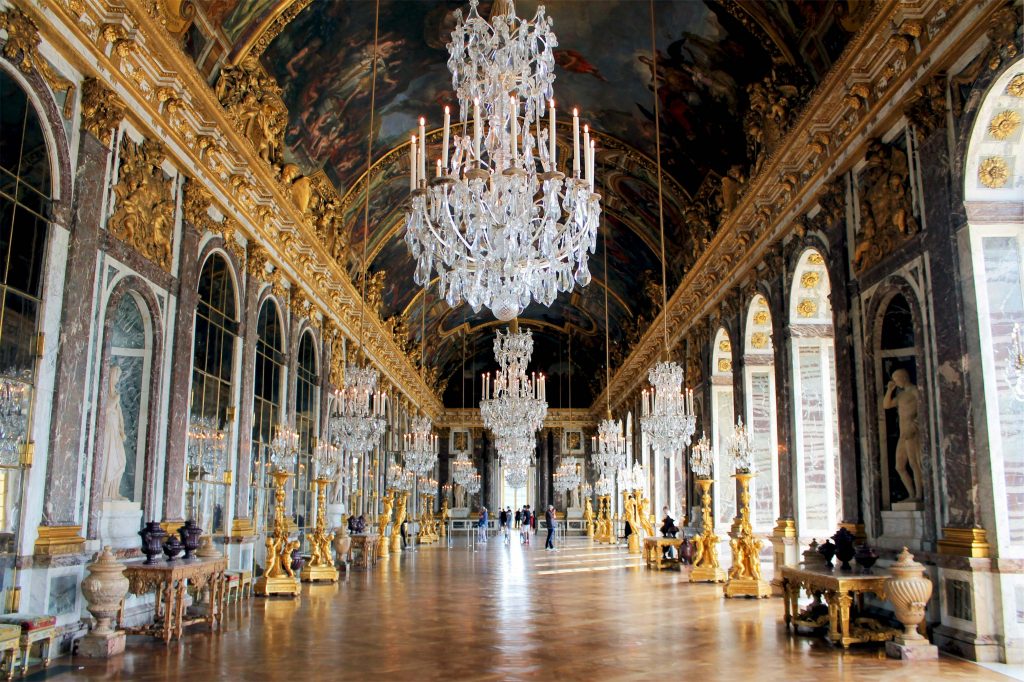 Hall of Mirrors at Versailles.