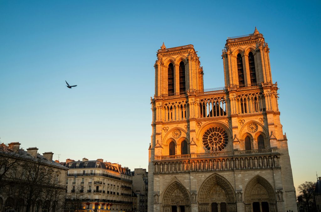 Notre Dame Sunset Paris