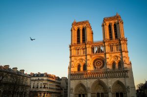 Notre Dame Sunset Paris
