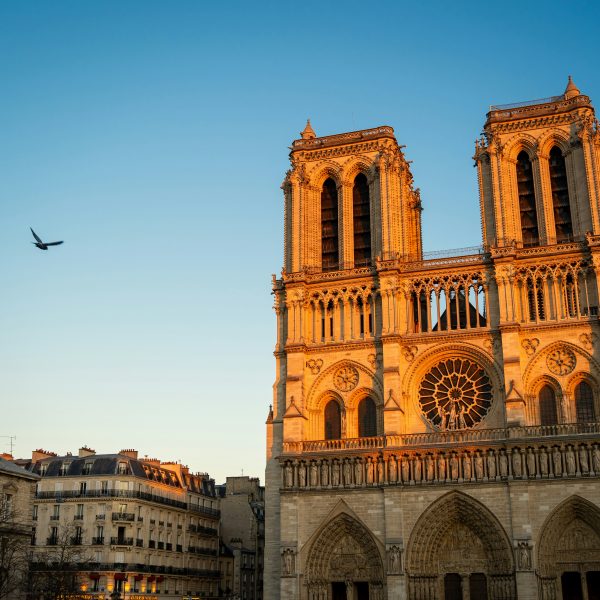 Notre Dame Sunset Paris