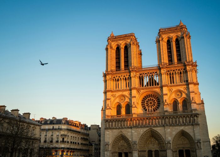 Notre Dame Sunset Paris