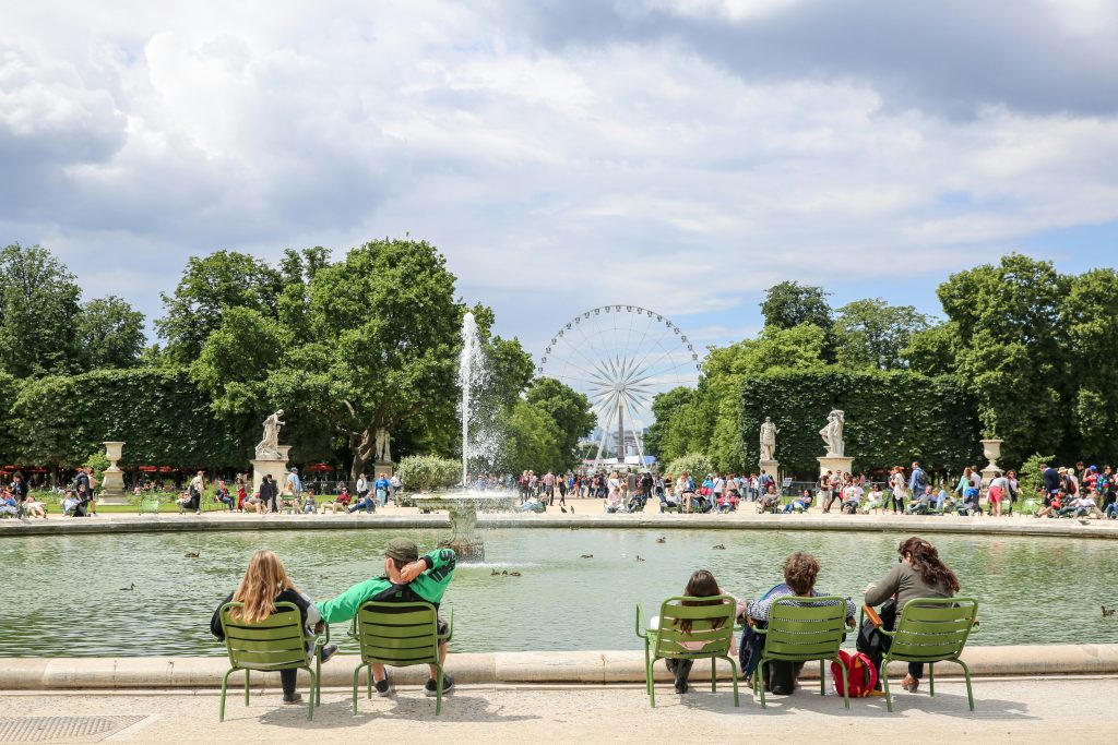 The Jardin des Tuileries on a Sunny Day. Perfect Parc for a Day in Paris with Kids