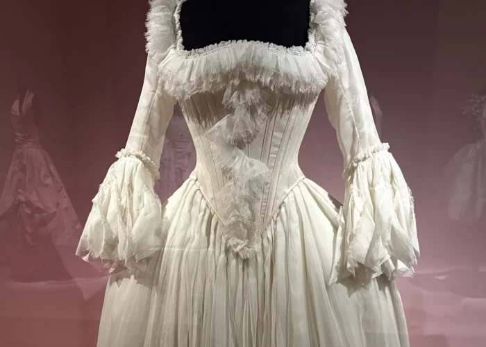 Couture Dress on display at the Palais Galliera in Paris.