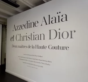 Azzedine Alaïa and Christian Dior exhibition at the Foundation Alaïa in Le Marais, Paris.