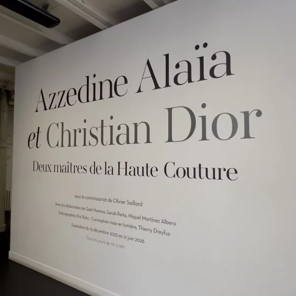 Azzedine Alaïa and Christian Dior exhibition at the Foundation Alaïa in Le Marais, Paris.