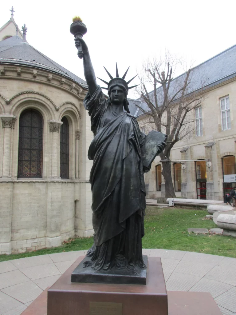 The Statue of Liberty located at the Musée des Arts et Métiers, Paris.